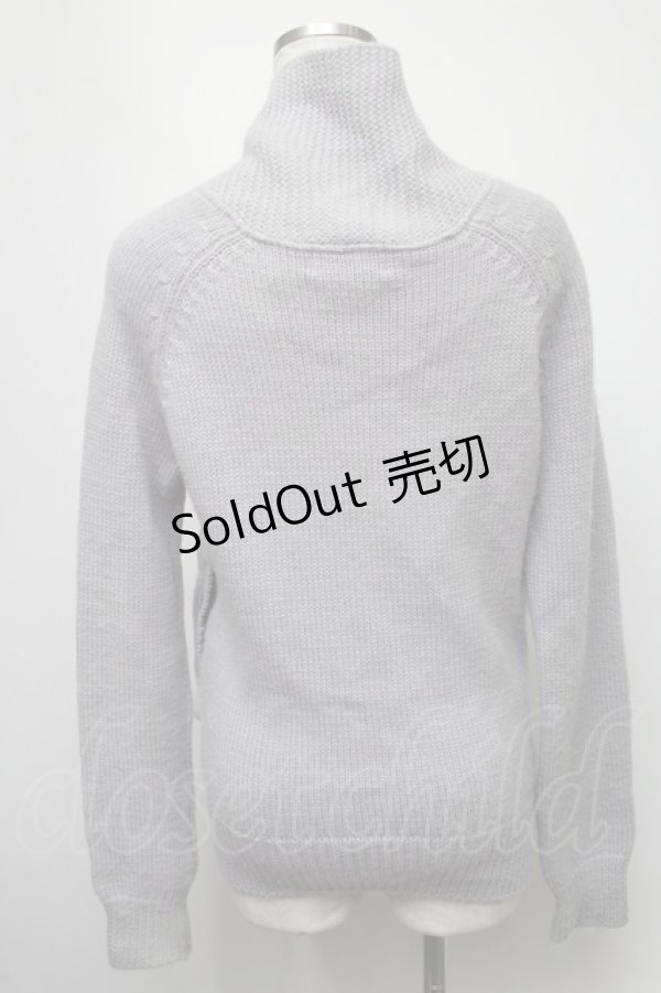 画像2: Katie / うさぎさんカウチンニット  ブルーグレー S-25-02-13-030-LO-JA-AS-ZT388 (2)