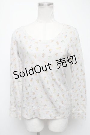 画像: Franche Lippee / プリントスウェット  グレー S-25-02-13-033-LO-TO-AS-ZS