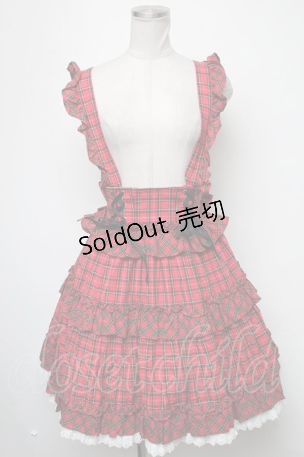 画像1: Angelic Pretty / Charming Frillスカート  赤 S-25-02-15-060-AP-OP-AS-ZS (1)