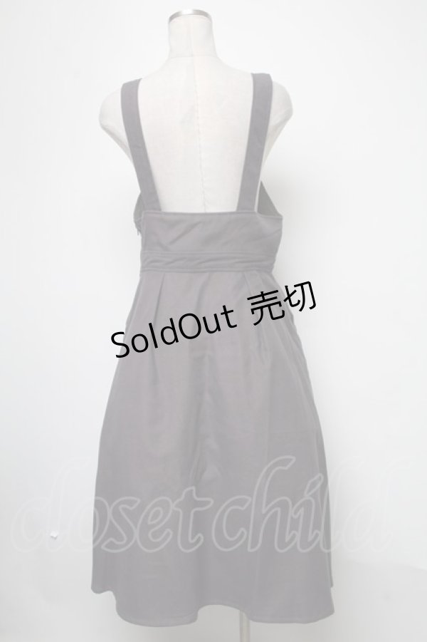 画像2: Fi.n.t / 金具使いサロペット風ジャンパースカート  グレー S-25-02-15-061-CA-OP-HR-ZT220 (2)