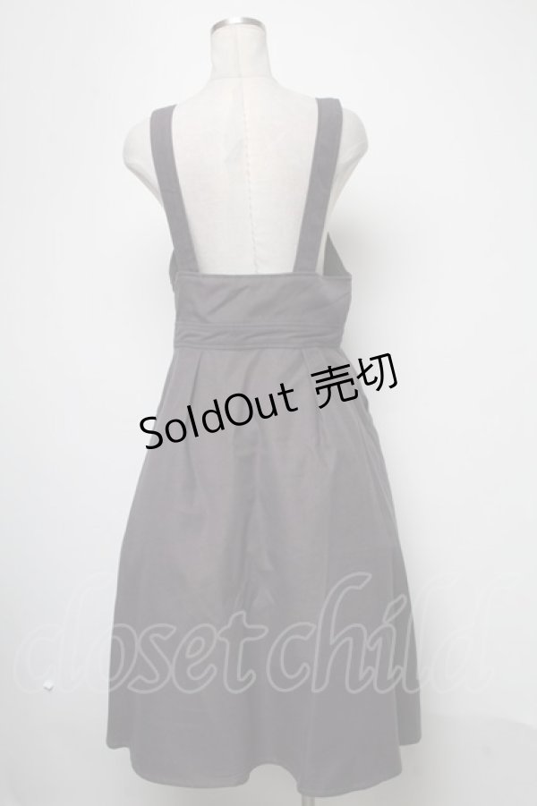 画像2: Fi.n.t / 金具使いサロペット風ジャンパースカート  グレー S-25-02-15-062-CA-OP-HR-ZT220 (2)