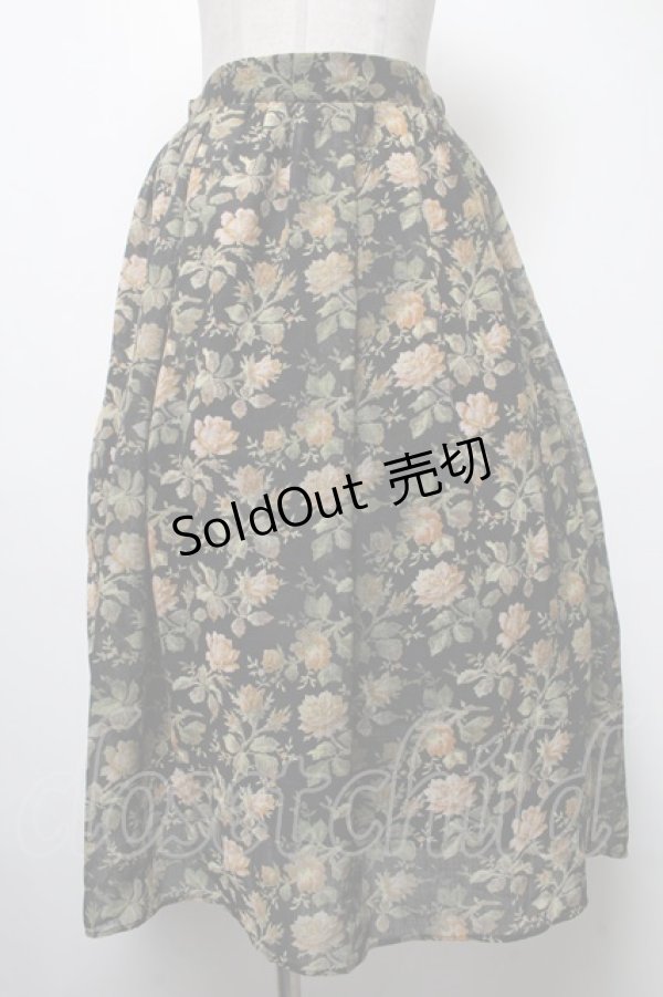 画像1: 【SALE】axes femme / バッスル風デザインスカート M 黒 S-25-02-17-1059-AX-SK-SZ-ZT392 (1)