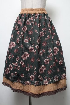 画像: axes femme / リバーシブルスカート  朱×緑 S-25-02-17-1060-AX-SK-SZ-ZT195