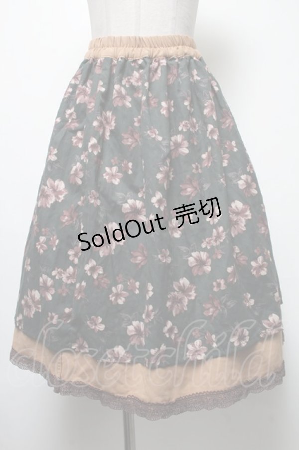 画像1: 【SALE】axes femme / リバーシブルスカート  朱×緑 S-25-02-17-1060-AX-SK-SZ-ZT195 (1)