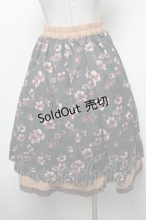 画像2: 【SALE】axes femme / リバーシブルスカート  朱×緑 S-25-02-17-1060-AX-SK-SZ-ZT195 (2)