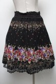 画像2: axes femme / パネル花柄スカート  黒 S-25-02-17-1068-AX-SK-AS-ZT195 (2)