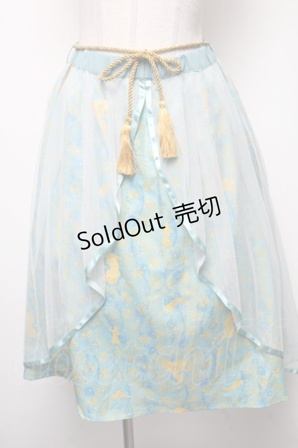 画像1: axes femme POETIQUE / ディズニーアラジン/スカート  グリーン S-25-02-17-1043-AX-SK-AS-ZT198 (1)