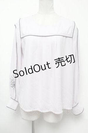 画像: axes femme / パイピングプルオーバー M ラベンダー S-25-02-17-012-AX-TO-SZ-ZI