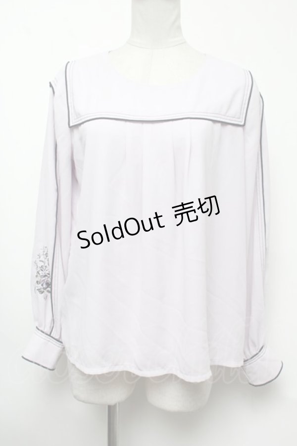 画像1: axes femme / パイピングプルオーバー M ラベンダー S-25-02-17-012-AX-TO-SZ-ZI (1)