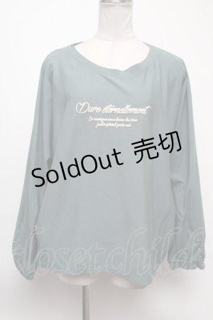 画像: 【SALE】axes femme / アソートロゴドルマンTシャツ  グリーン S-25-02-17-023-AX-TS-HR-ZT153