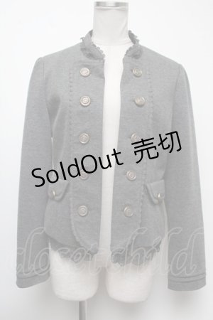画像: axes femme / ナポレオン風カットジャケット M グレー S-25-02-17-035-AX-JA-SZ-ZT343