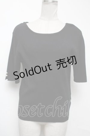 画像: axes femme /  ニットトップス   S-25-02-17-043-AX-BL-HR-ZS