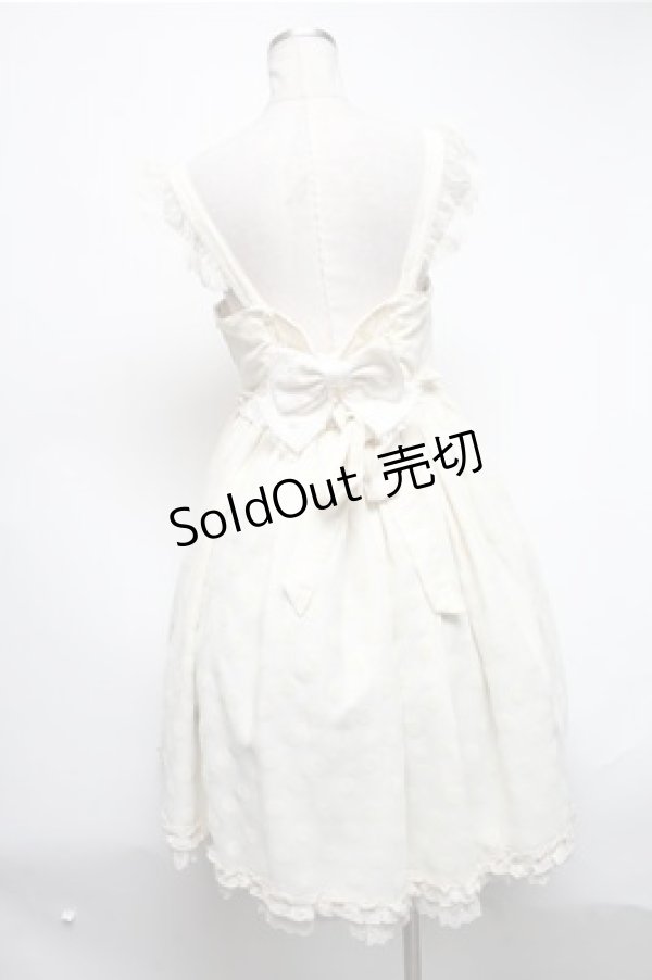 画像2: Angelic Pretty / フロッキーDot Frillジャンパースカート  キナリ S-25-02-19-060-AP-OP-HR-ZS (2)