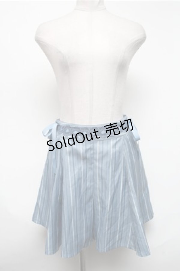 画像1: axes femme POETIQUE / ストライプキュロット  サックス S-25-02-19-081-AX-PA-HR-ZI (1)