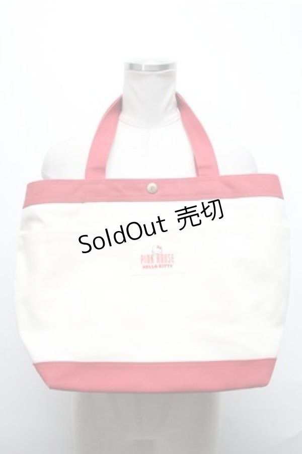 画像2: PINK HOUSE / Hello Kittyトートバッグ  赤 S-25-02-19-009-LO-BG-AS-ZS (2)