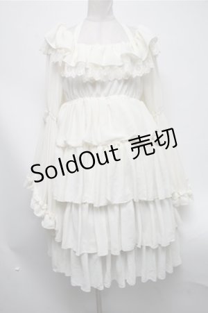 画像: Vallee lys / Coquelicot Dress ミディアム丈  キナリ S-25-02-19-046-GO-OP-HR-ZS