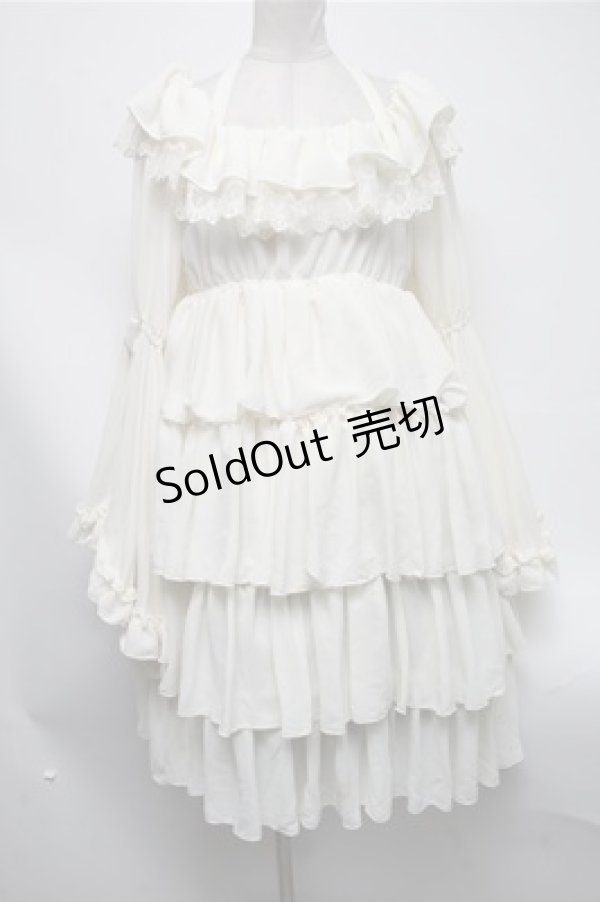 画像1: Vallee lys / Coquelicot Dress ミディアム丈  キナリ S-25-02-19-046-GO-OP-HR-ZS (1)