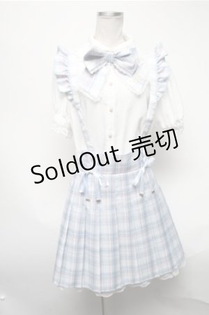画像: Secret Honey / チェックセットアップ  白ｘサックス S-25-02-19-047-CA-JA-HR-ZS