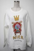 画像1: NieR Clothing / プリントトレーナー  白 S-25-02-21-025-PU-TO-HR-ZT311 (1)