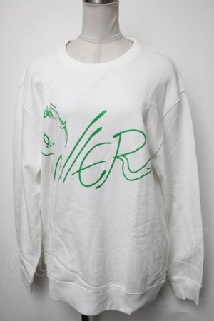 画像: NieR Clothing / プリントトレーナー  白 S-25-02-21-026-PU-TO-HR-ZY