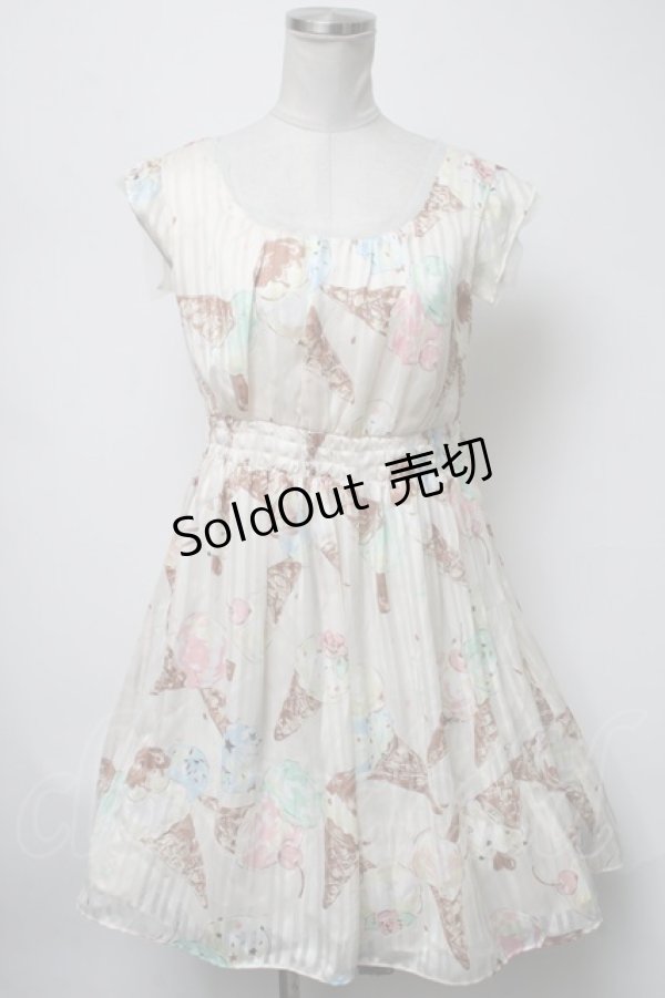 画像1: MILK / ICE CREAMミューズドレス  オフ S-25-02-21-047-ML-OP-HR-ZS (1)