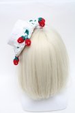 画像4: Angelic Pretty / おめかしBerry編みぐるみミニHat  白 S-25-02-25-004-AP-AC-HR-ZS (4)