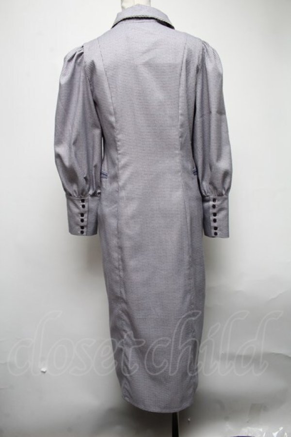 画像2: Maison de FLEUR Petite Robe / パフスリーブレトロボタンドレス M ラベンダー S-25-02-25-052-EL-OP-SZ-ZT067 (2)