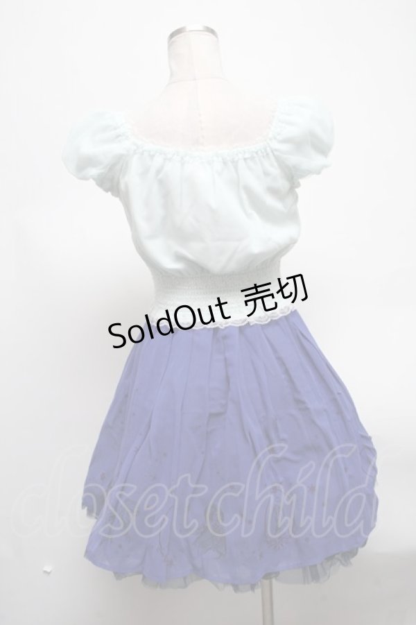 画像2: 【SALE】Secret Honey / スケッチアートセットアップ(アナver)  サックス S-25-02-25-066-CA-OP-HR-ZT213 (2)