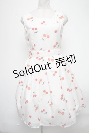 画像: mille fille closet by LODISPOTTO / Sweet Cherryワンピース M アイボリー S-25-02-25-071-LO-OP-SZ-ZS