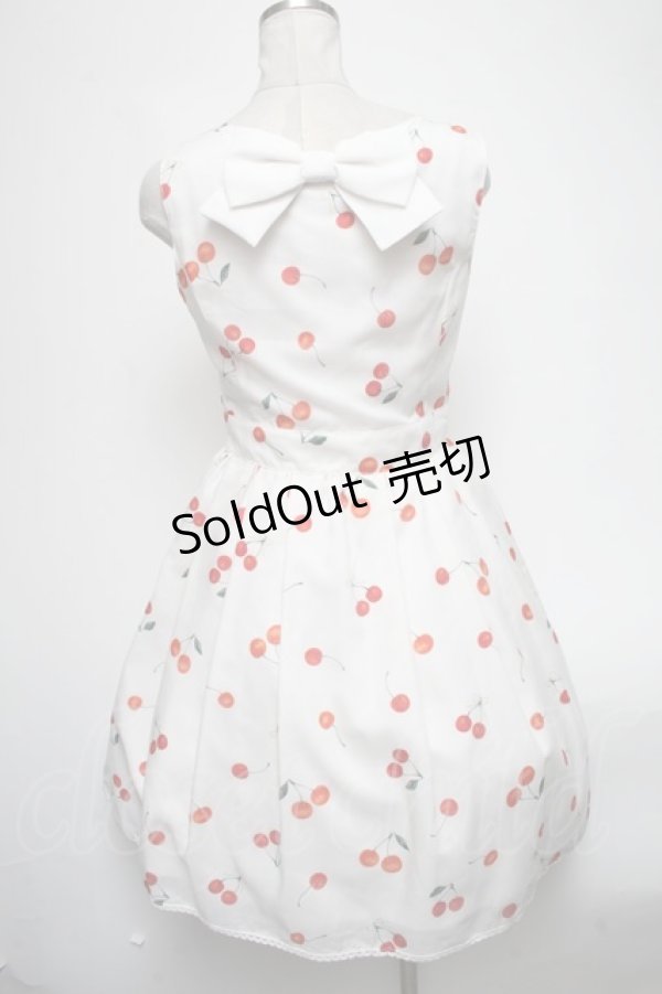 画像2: mille fille closet by LODISPOTTO / Sweet Cherryワンピース M アイボリー S-25-02-25-071-LO-OP-SZ-ZS (2)