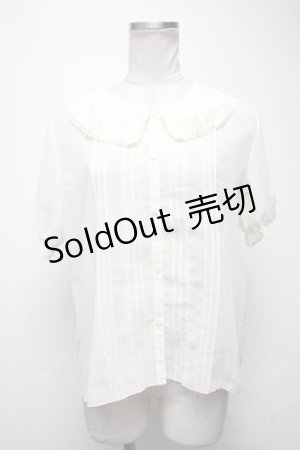 画像: an another angelus / シースルーブラウス  オフ S-25-02-25-019-CA-BL-HR-ZS