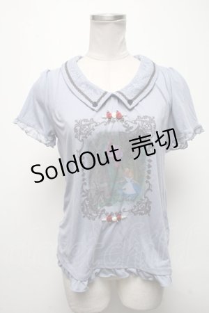 画像: axes femme / 不思議の国のアリスプルオーバー  サックス S-25-02-25-027-AX-TO-HR-ZS