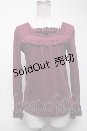画像: axes femme / トップス  ワイン S-25-02-27-051-AX-TO-AS-ZS