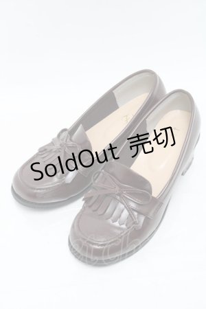 画像: Fi.n.t / ローファーパンプス  ブラウン S-25-02-27-010-CA-SH-HR-ZS