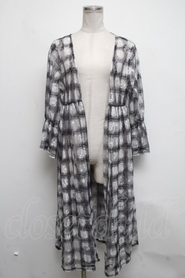 画像1: axes femme / レースガウン  黒 S-25-03-01-059-AX-TS-ET-ZI (1)
