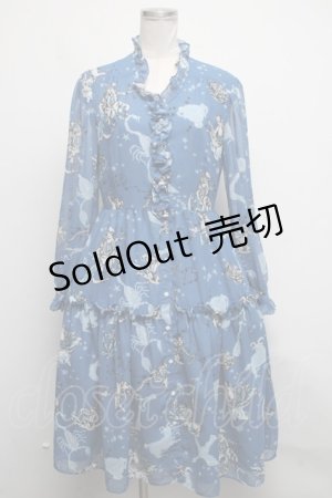 画像: MILK / ヘブンリーシャドウドレス  ブルー S-25-03-01-061-ML-OP-HR-ZS
