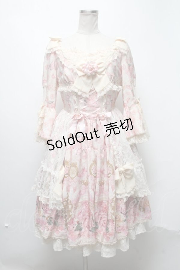 画像1: Angelic Pretty / Rose Museum Dress  ピンク S-25-03-02-059-AP-OP-HR-ZS (1)