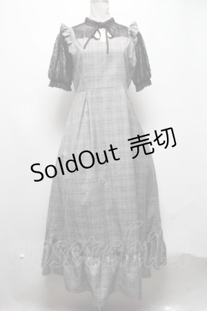 画像: EAT ME / レースコンビデコルテマキシワンピース M グレー S-25-03-02-066-LO-OP-AS-ZS