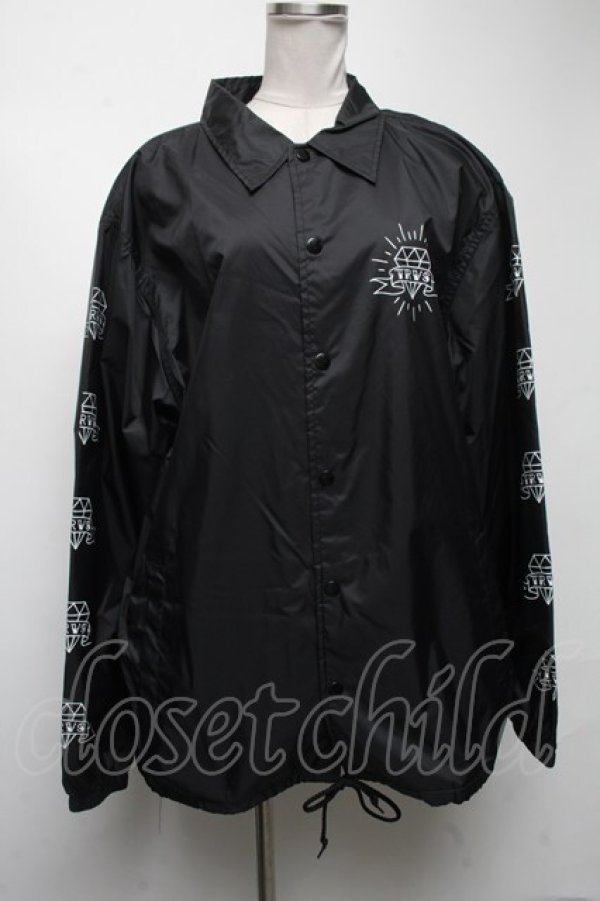 画像1: TRAVAS TOKYO / Old memoriesコーチジャケット  黒 S-25-03-02-039-PU-JA-AS-ZS (1)