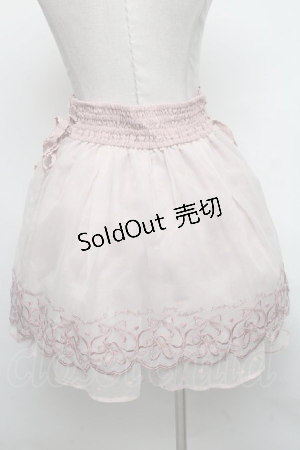 画像2: LIZ LISA / バレエ刺繍スカート  ピンク S-25-03-06-076-LO-SK-AS-ZS (2)