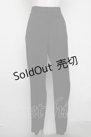 画像: Jean Paul GAULTIER / HOMME　ウールパンツ 48 黒 S-25-03-06-085-GO-PA-AS-ZS