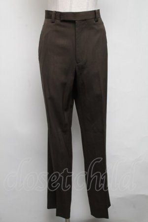 画像: Jean Paul GAULTIER / CLASSIQUE　ウールパンツ 48 ブラウン S-25-03-06-086-GO-PA-AS-ZS