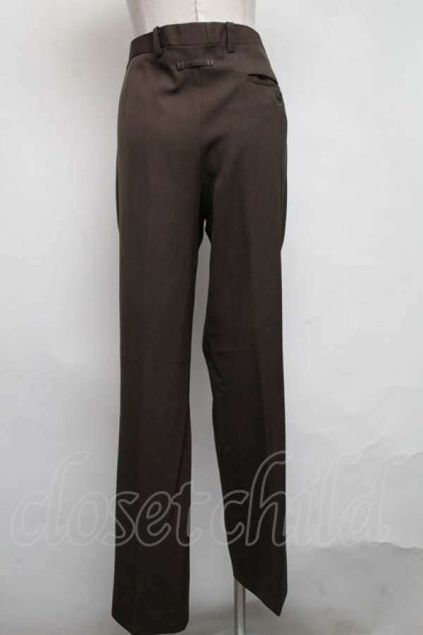 画像2: Jean Paul GAULTIER / CLASSIQUE　ウールパンツ 48 ブラウン S-25-03-06-086-GO-PA-AS-ZS (2)