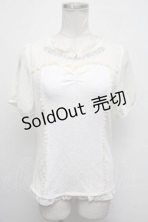 画像: axes femme POETIQUE / マリン刺繍ビスチェ切替プルオーバー  オフ S-25-03-06-016-AX-TO-AS-ZS