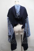 画像2: Qutie Frash / 和柄ショートカーデ   紺 S-25-03-06-028-QU-TO-AS-ZS (2)