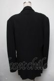 画像2: Jean Paul GAULTIER HOMME / ストライプテーラードジャケット 50 黒 S-25-03-06-035-GO-JA-AS-ZS (2)