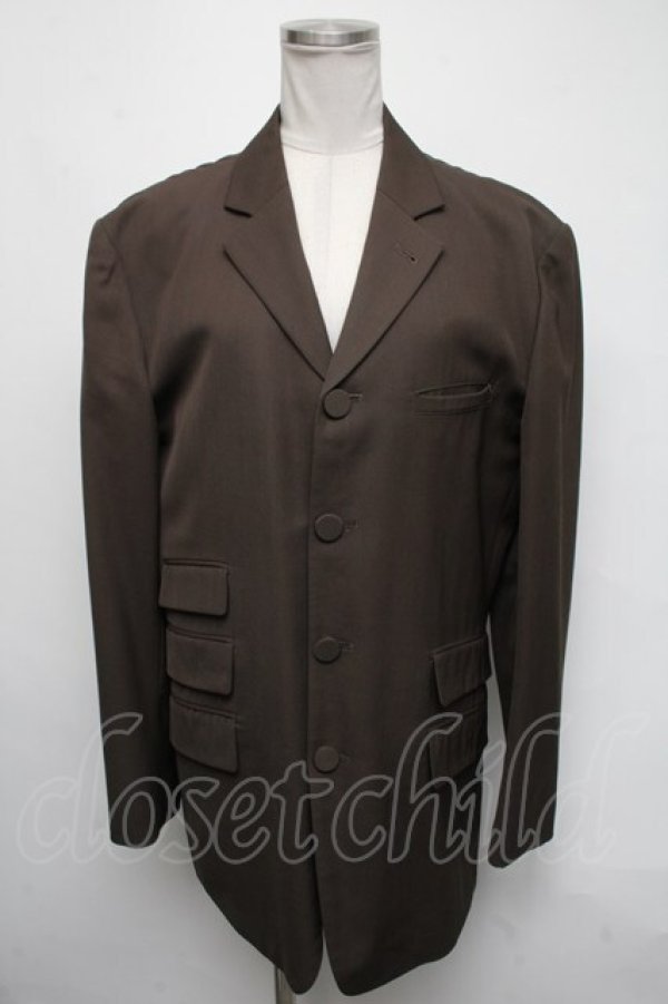 画像1: Jean Paul GAULTIER / 4Bジャケット 48 ブラウン S-25-03-06-036-GO-JA-AS-ZS (1)