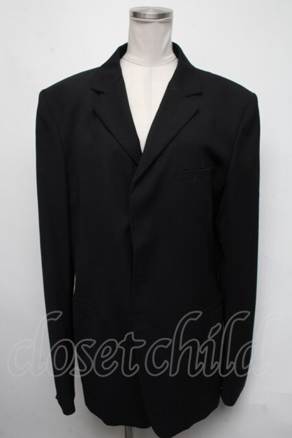 画像1: Jean Paul GAULTIER / CLASSIQUE スナップボタンジャケット 48 黒 S-25-03-06-040-GO-JA-AS-ZS (1)