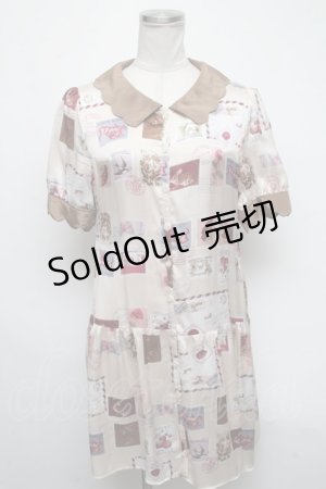 画像: MILK / Vintage Stampワンピース  オフ S-25-03-06-042-ML-OP-AS-ZS