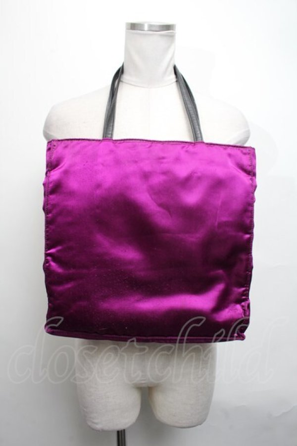 画像2: Jean Paul GAULTIER / ミラーデザインハンドバッグ  パープル S-25-03-09-014-GO-BG-AS-ZS (2)